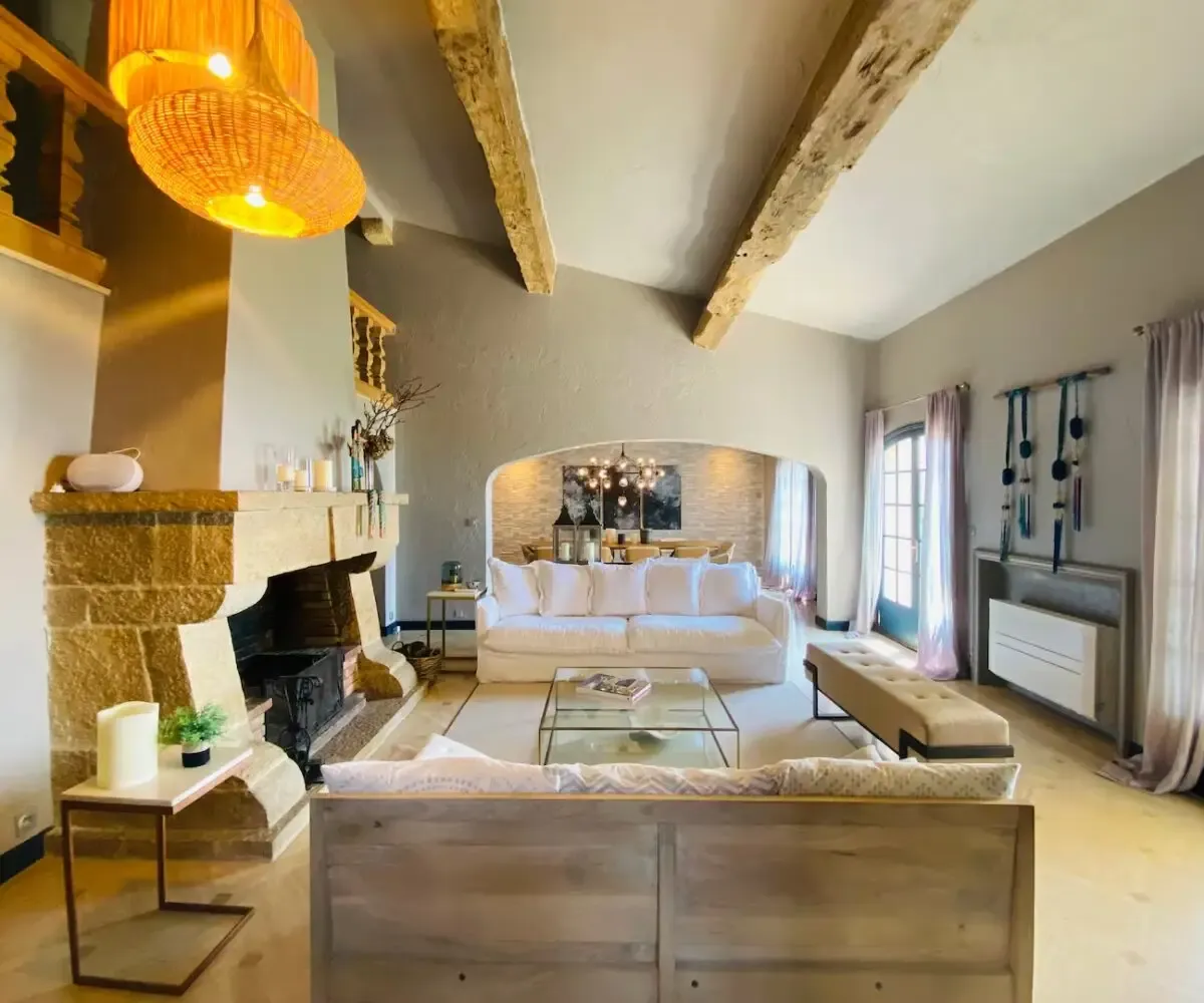 Villa T6 Mougins Salon