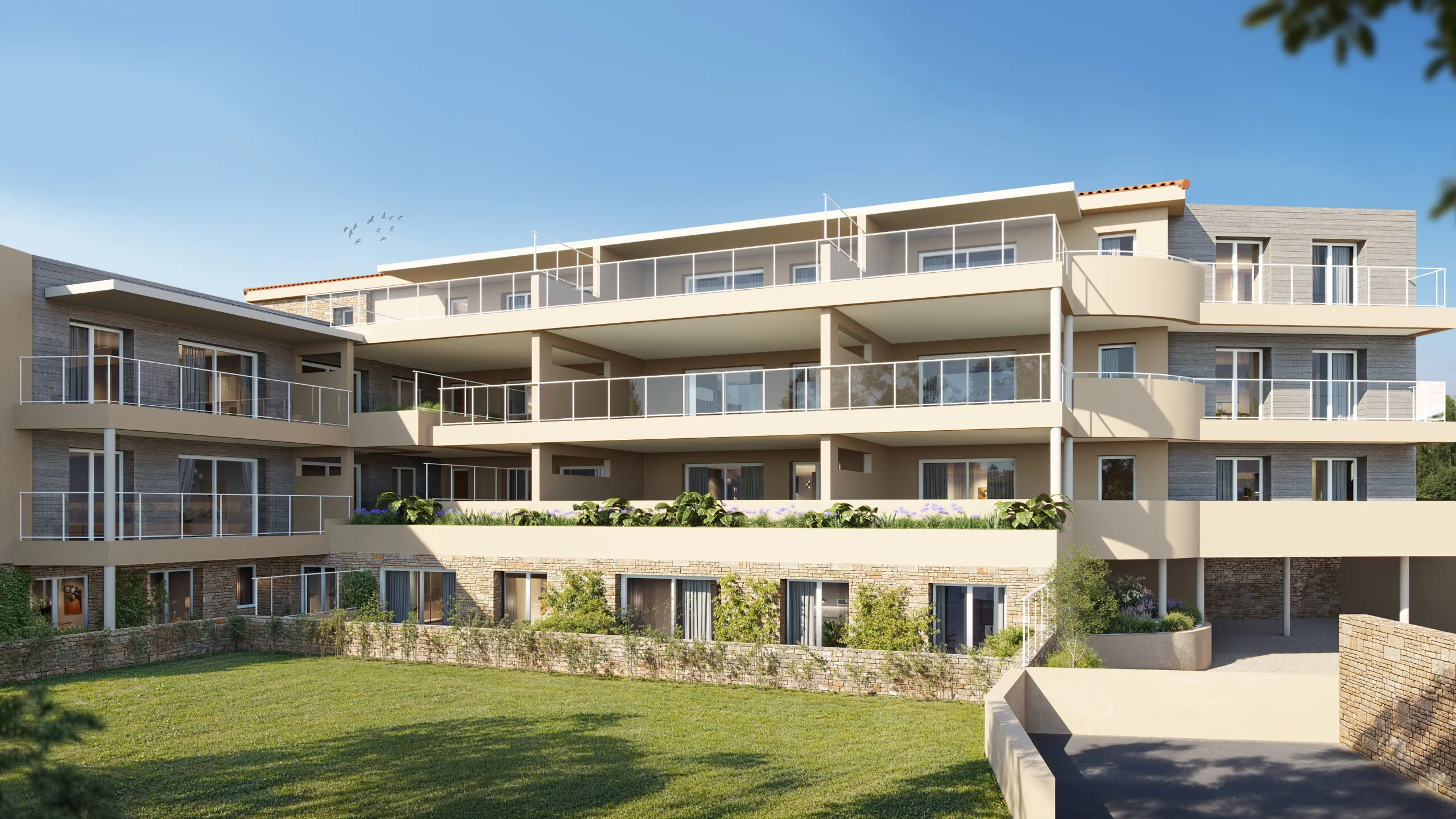 Villa Mediterranee Facade Jardin